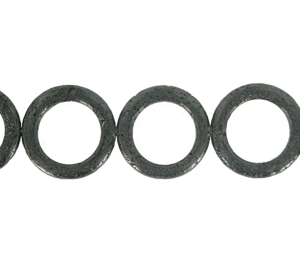 Heilstein & Edelstein-Strang - Rahmen, Lava (poliert/gewachst), 30mm