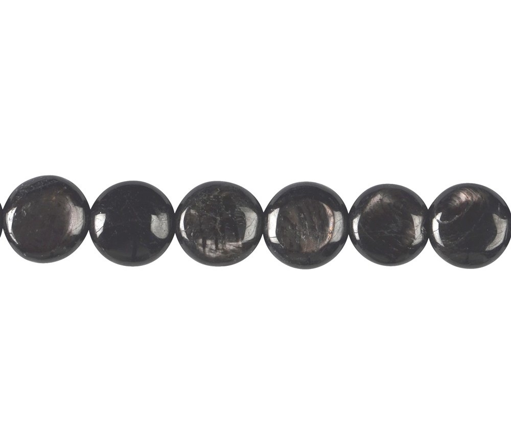 Heilstein & Edelstein-Strang - Coin, Hypersthen, 10mm