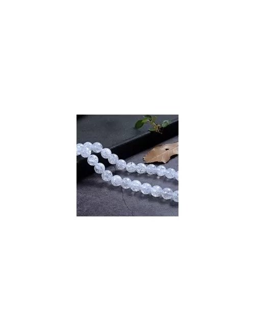 Heilstein & Edelstein-Strang - Kugeln, Crashed Crystal, 08mm