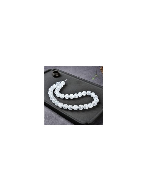 Heilstein & Edelstein-Strang - Kugeln, Crashed Crystal, 12mm