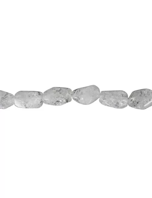Heilstein & Edelstein-Strang - Nuggets, Crashed Crystal, facettiert, 15mm