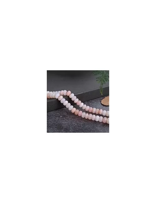 Heilstein & Edelstein-Strang - Button, Andenopal, 04 x 06mm