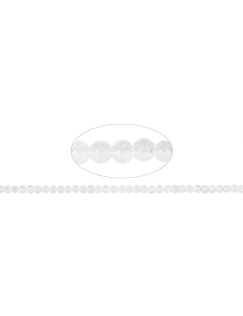 Heilstein & Edelstein-Strang - Kugeln, Labradorit (weiß) A, 03 - 04mm (39cm)