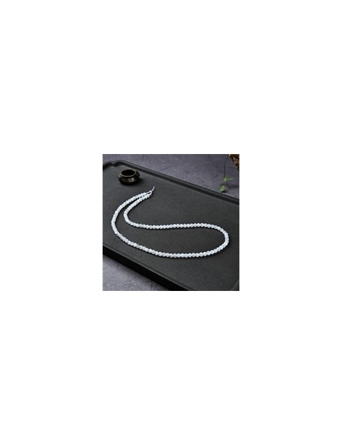 Heilstein & Edelstein-Strang - Kugeln, Labradorit (weiß) A, 03 - 04mm (39cm)