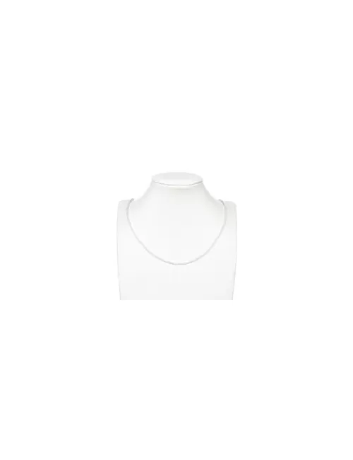 Heilstein & Edelstein-Strang - Kugeln, Labradorit (weiß), facettiert, 02mm (39cm)