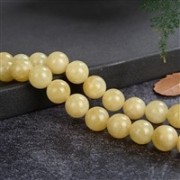 Heilstein & Edelstein-Strang - Kugeln, Heliodor, 10mm