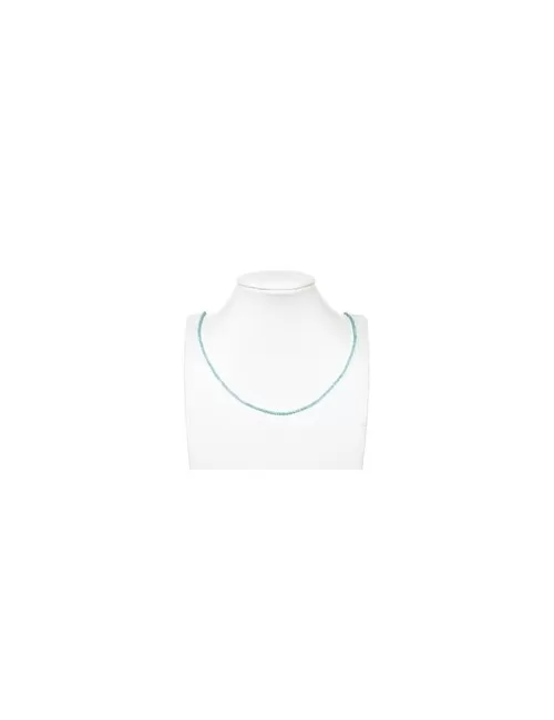 Heilstein & Edelstein-Strang - Kugeln, Amazonit, facettiert, 02mm
