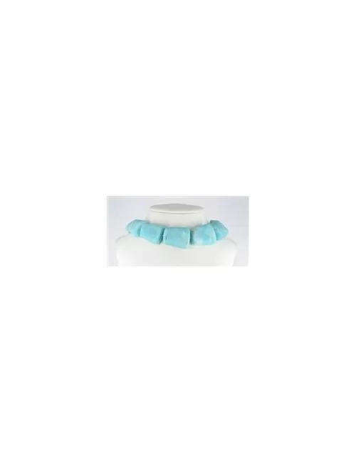 Heilstein & Edelstein-Strang - Nuggets Trapez , Amazonit A, matt, 28 - 33mm