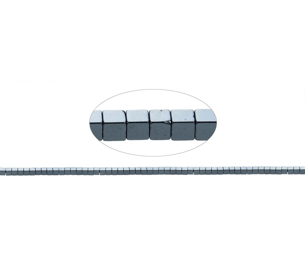 Heilstein & Edelstein-Strang - Würfel, Hämatin, 03 x 03mm