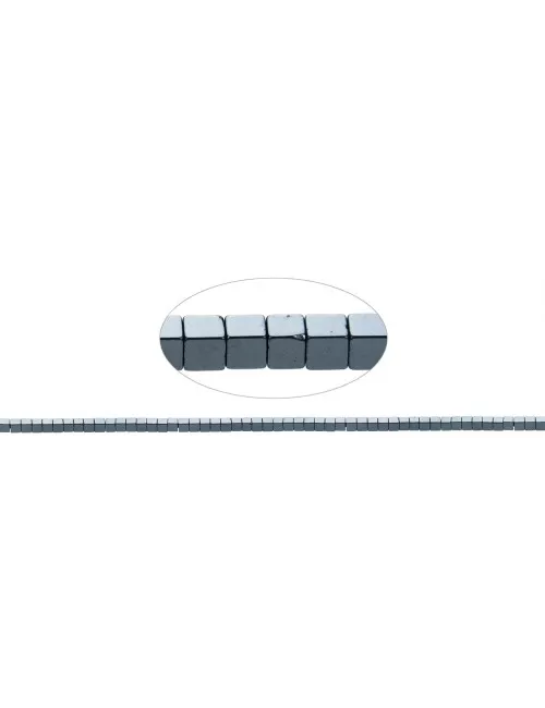 Heilstein & Edelstein-Strang - Würfel, Hämatin, 03 x 03mm