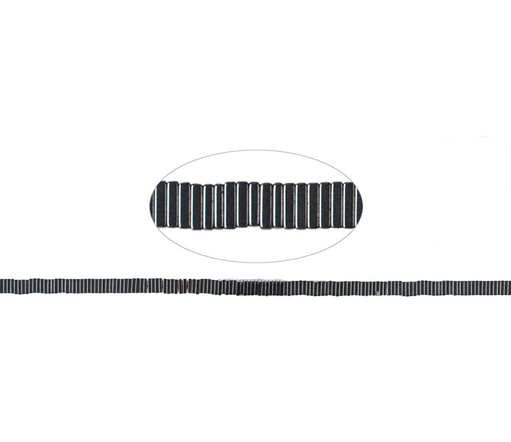 Heilstein & Edelstein-Strang - Quadrat, Hämatin, 04 x 04 x 01mm