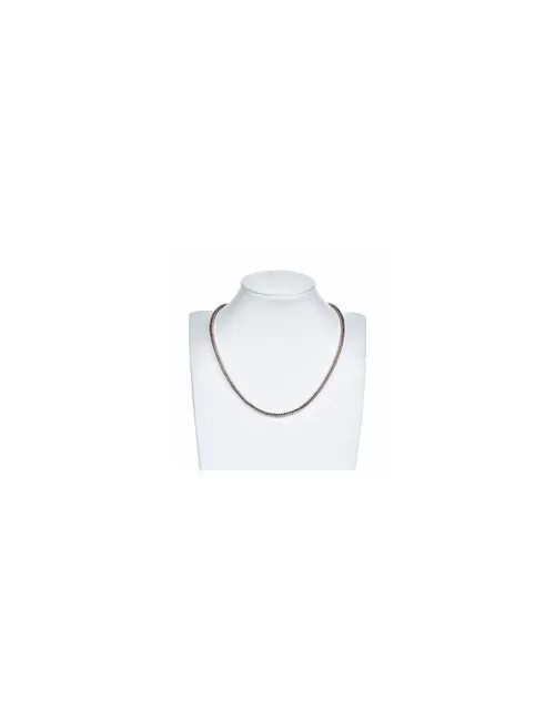 Heilstein & Edelstein-Strang - Button, Hämatin rosegold (gef.), 02 x 03mm