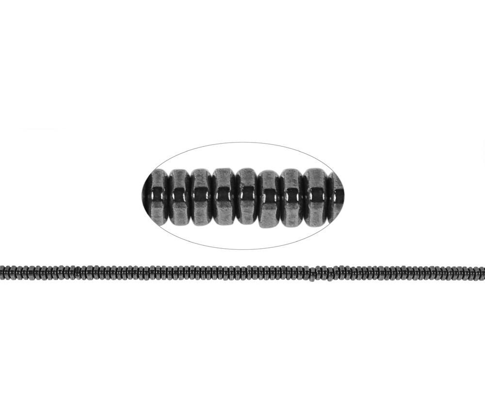 Heilstein & Edelstein-Strang - Dreieck flach, Hämatin, 03mm