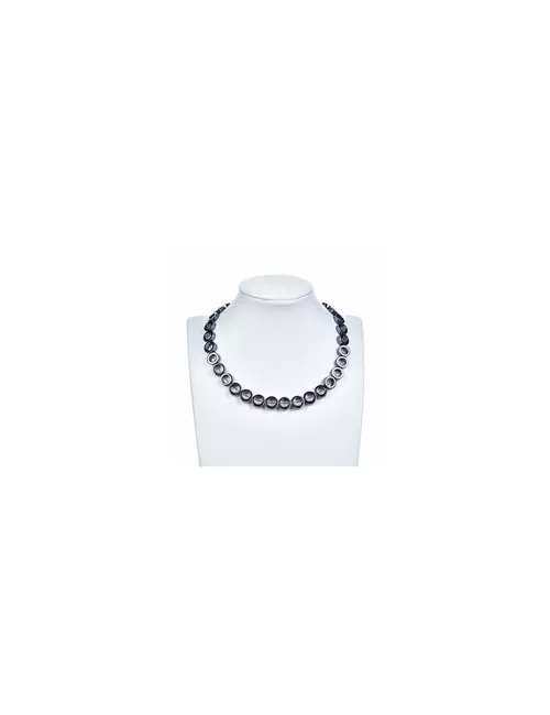 Heilstein & Edelstein-Strang - Ringe, Hämatin, 12mm