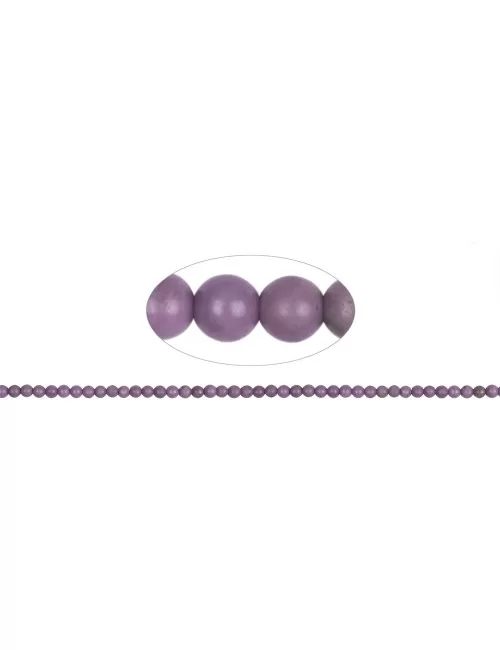 Heilstein & Edelstein-Strang - Kugeln, Phosphosiderit, 03mm