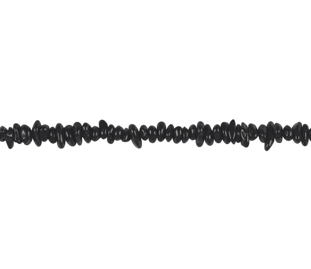 Heilstein & Edelstein-Strang - Splitter, Spinell (schwarz), 02-05 x 05-10mm