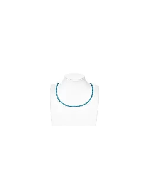 Heilstein & Edelstein-Strang - Kugeln, Turquenit (Magnesit gefärbt), 04mm