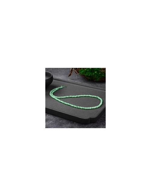 Heilstein & Edelstein-Strang - Kugeln, Chrysopal, facettiert, 04mm