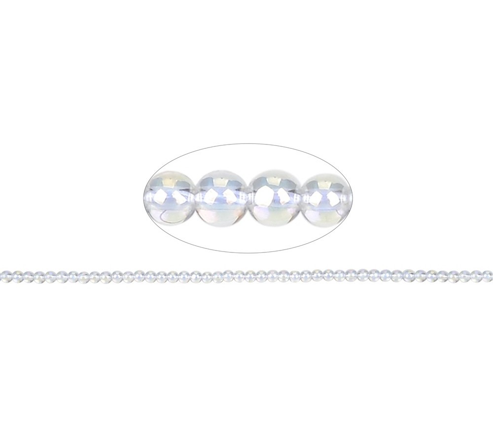 Heilstein & Edelstein-Strang - Kugeln, Angel Aura, 04mm