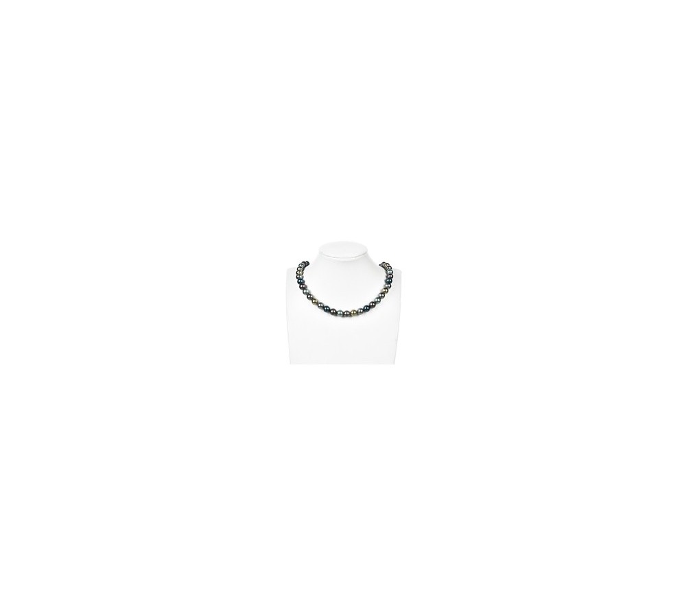 Heilstein & Edelstein-Strang - Kugeln, Muschelkernperlen bunter Mix 3, 10mm