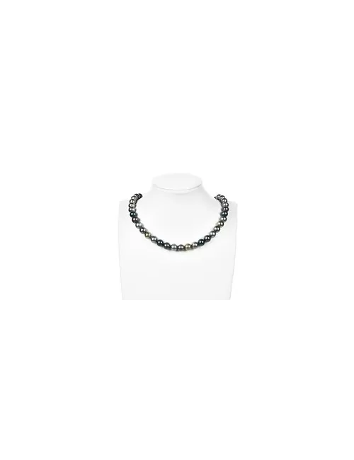 Heilstein & Edelstein-Strang - Kugeln, Muschelkernperlen bunter Mix 3, 10mm