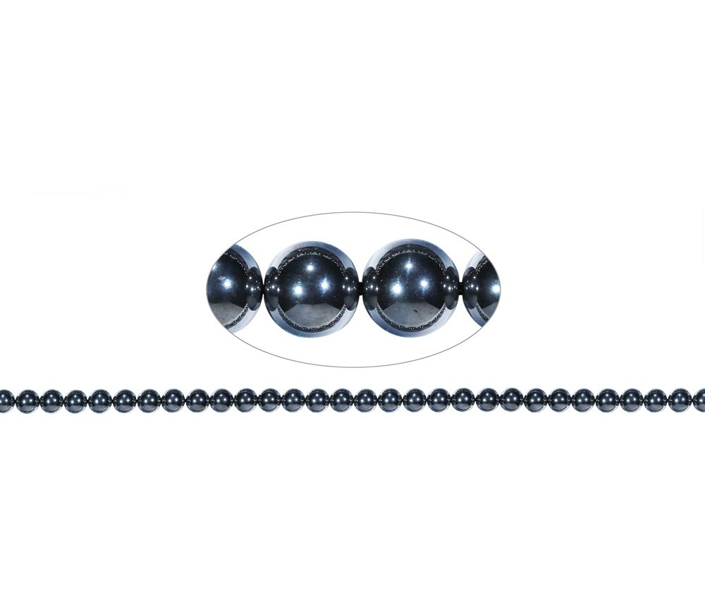 Heilstein & Edelstein-Strang - Kugeln, Silizium (synt.), 04mm