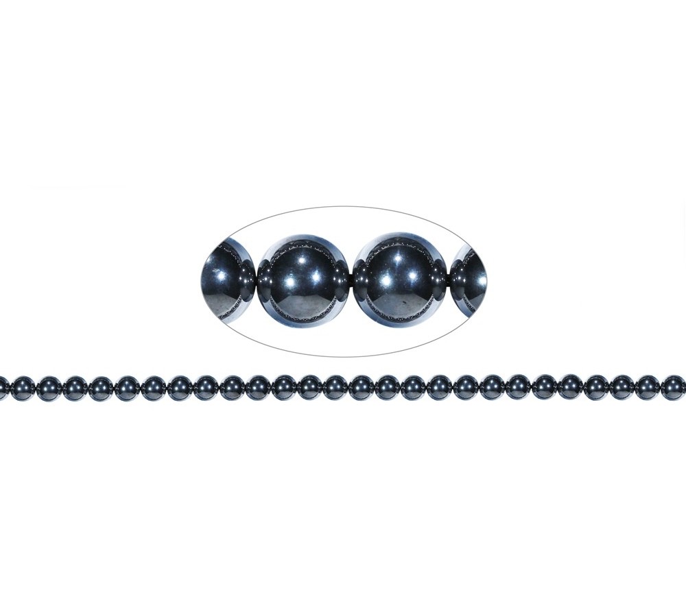 Heilstein & Edelstein-Strang - Kugeln, Silizium (synt.), 06mm