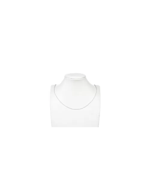 Heilstein & Edelstein-Strang - Kugeln, Cubic Zirkonia weiß (synt.), facettiert, 03mm (38cm)