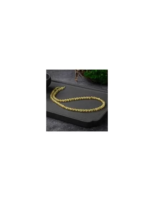 Heilstein & Edelstein-Strang - Kugeln, Apatit (gelb), 04mm
