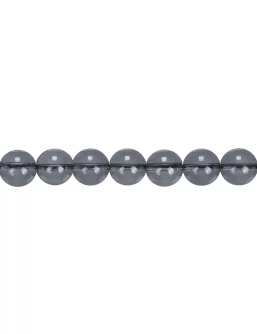 Heilstein & Edelstein-Strang - Kugeln, Silber-Auraquarz, 10mm