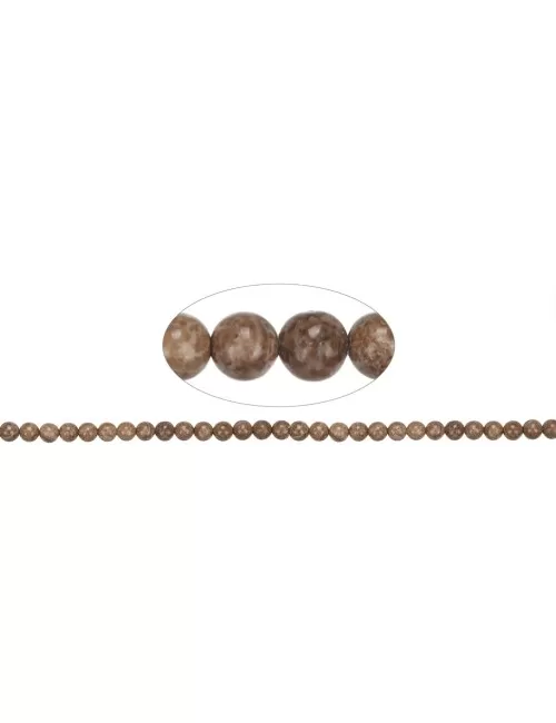 Heilstein & Edelstein-Strang - Kugeln, Aragonit (Eichenberg), 05mm