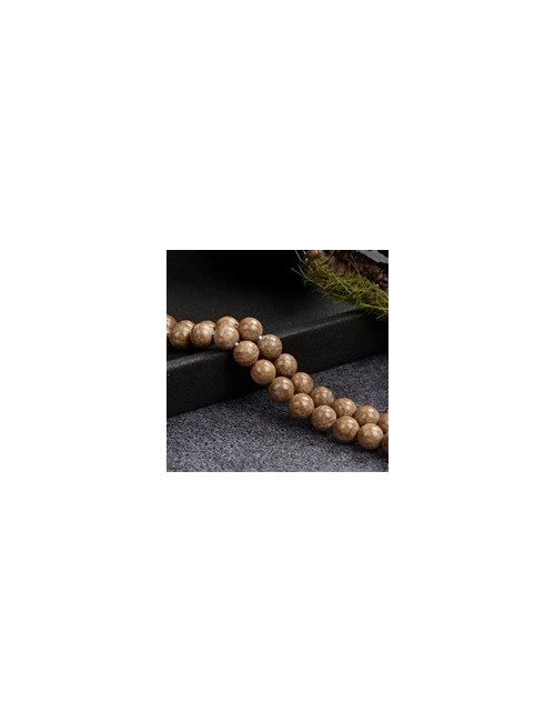 Heilstein & Edelstein-Strang - Kugeln, Aragonit (Eichenberg), 06mm