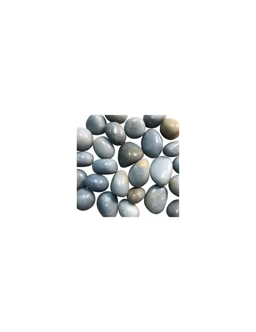 Trommelsteine - Angelit - Anhydrit- 2,5 - 3,2cm - L - 500gr Beutel