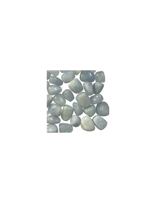 Trommelsteine - Aquamarin, 2,0 - 2,5cm - M - 500gr Beutel