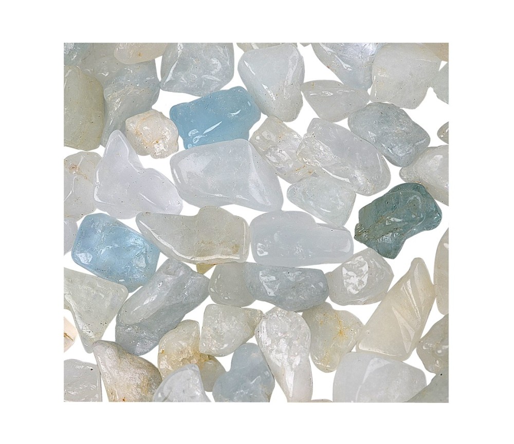 Trommelsteine - Aquamarin B, 0,6 - 1,0cm - B2 - 500gr Beutel
