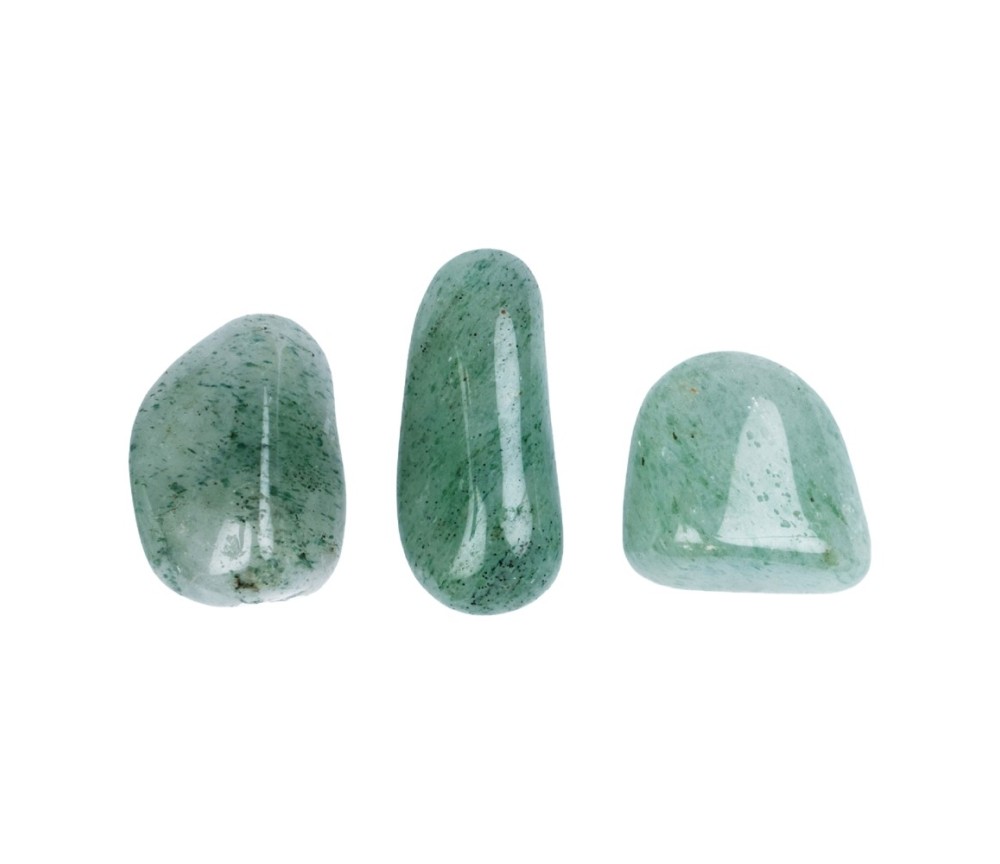 Trommelsteine - Aventurin - hell- 1,7 - 2,5cm - M - 500gr Beutel