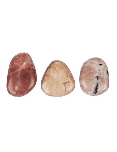 Trommelsteine - Baryt, 1,8 - 2,6cm - M- flach- 500gr Beutel