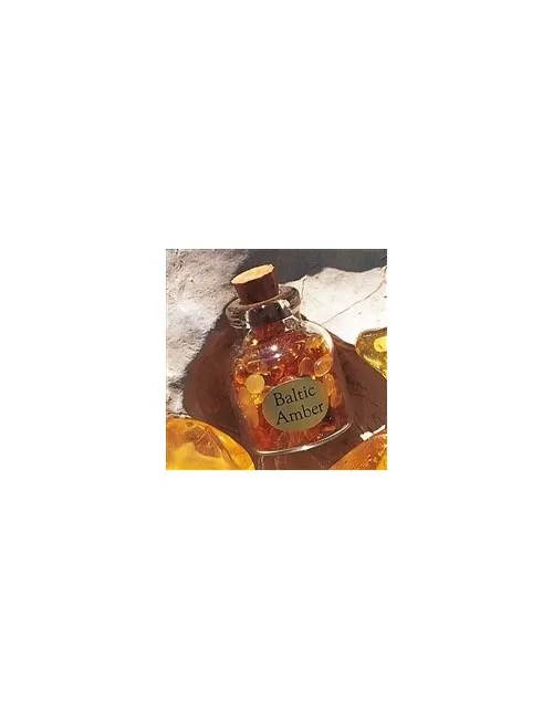 Trommelsteine - Bernstein - cognac- 0,3 - 0,5cm - B3 - 500gr Beutel
