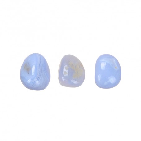 Trommelsteine - Chalcedon - blau- 2