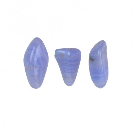 Trommelsteine - Chalcedon - blau- 1