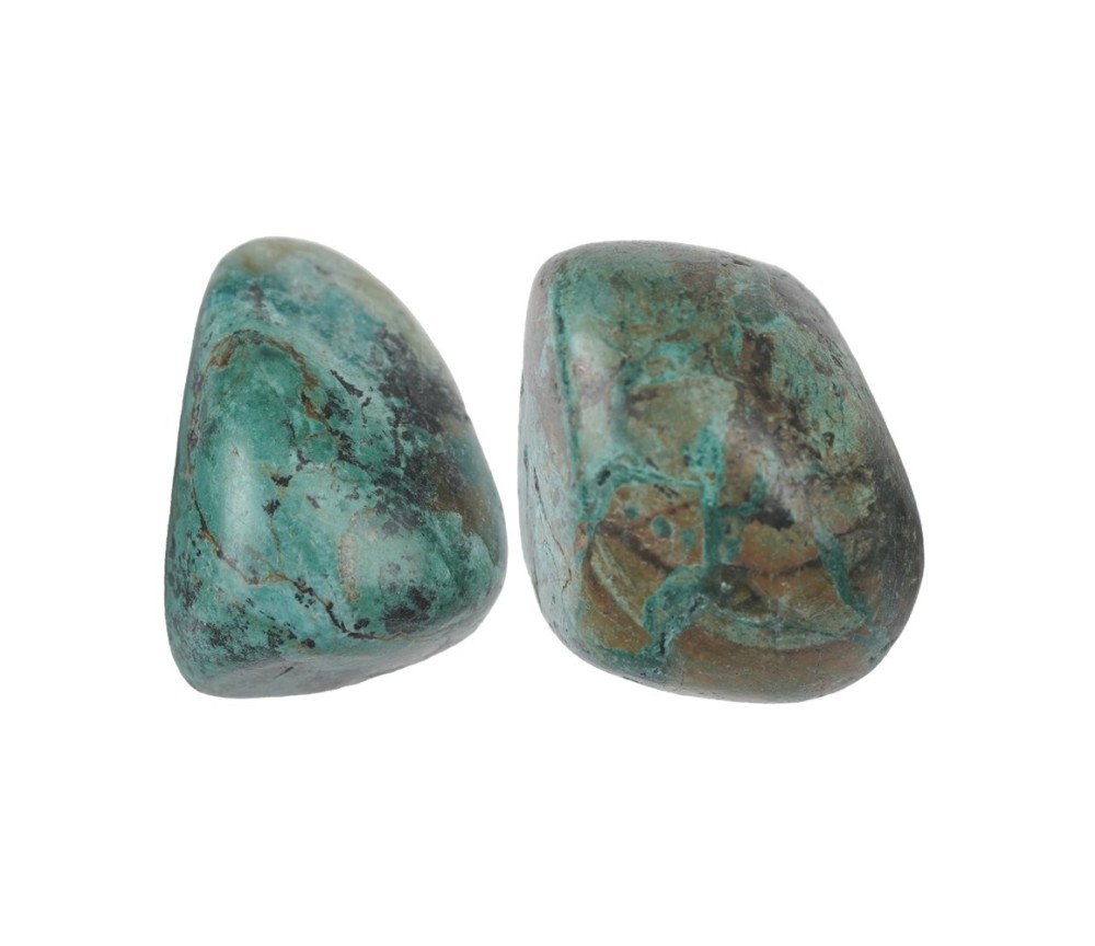 Trommelsteine - Chrysocoll - stab.  A, 2,5 - 3,5cm - L - 500gr Beutel