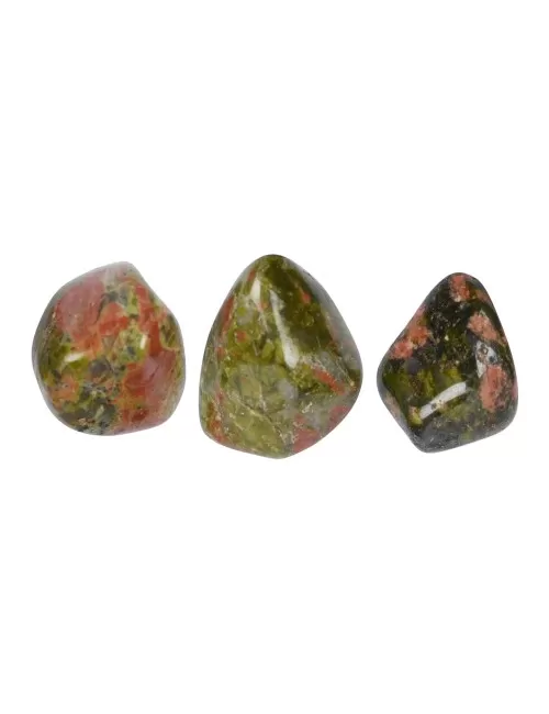Trommelsteine - Unakit, 1,8 - 3,3cm - M - 500gr Beutel