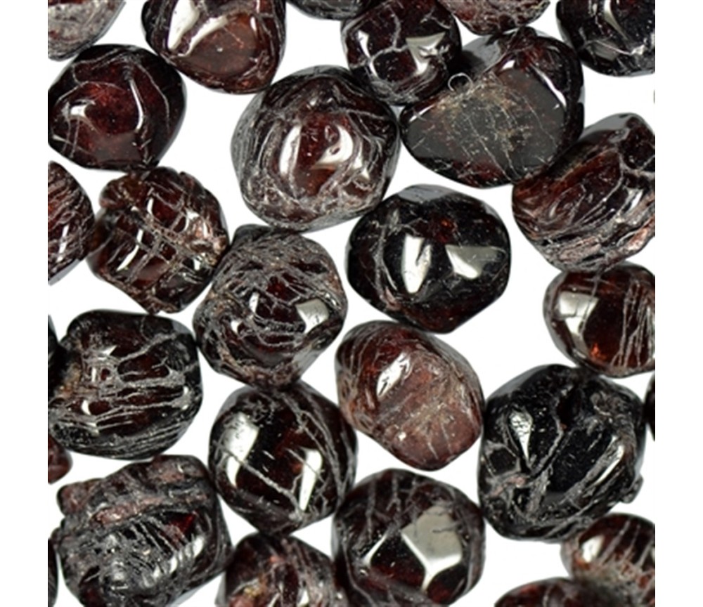 Trommelsteine - Granat - Kristalle poliert- 1,0 - 1,5cm - B1 - 500gr Beutel