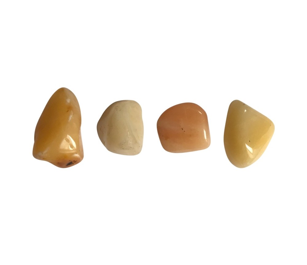 Trommelsteine - Gelbquarz, 1,2 - 1,8cm - S - 500gr Beutel