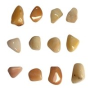 Trommelsteine - Gelbquarz, 1,2 - 1,8cm - S - 500gr Beutel