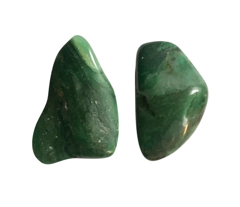 Trommelsteine - Prasem, 2,5 - 4,5cm - L - 500gr Beutel