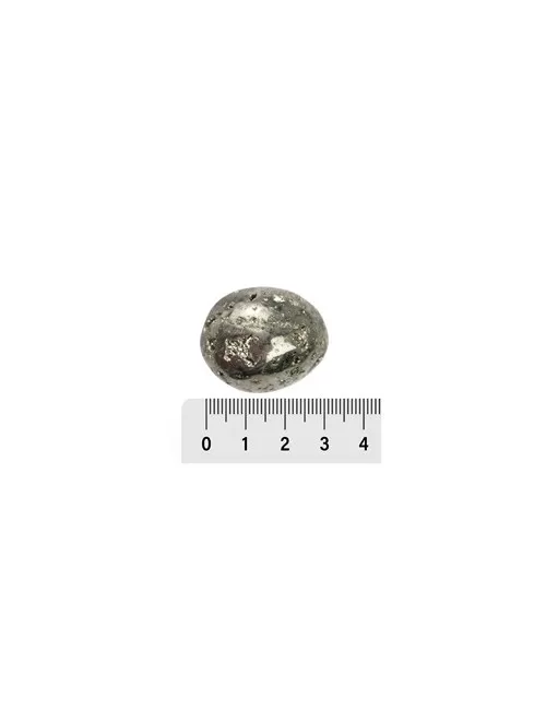 Trommelsteine - Pyrit mit Kristallen, 2,8 - 3,2cm - XL - 500gr Beutel