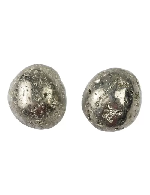 Trommelsteine - Pyrit mit Kristallen, 2,5 - 30cm - L - 500gr Beutel