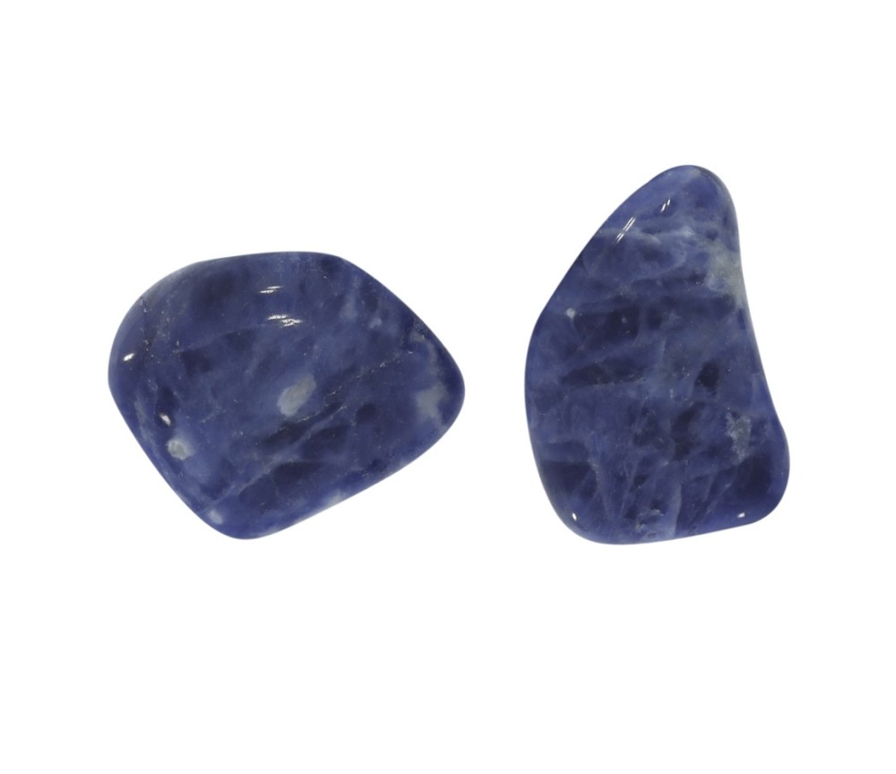 Trommelsteine - Sodalith, 3,0 - 3,8cm - L - 500gr Beutel