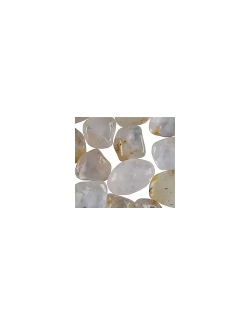 Trommelsteine - Topas - weiß- 2,5 - 4,0cm - XL - 500gr Beutel